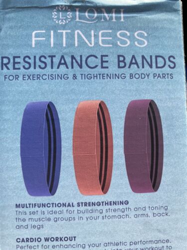 Photo 4 of Lomi Fitness Resistance Bands For Exercising And Tightening Body Parts 3 Pack.