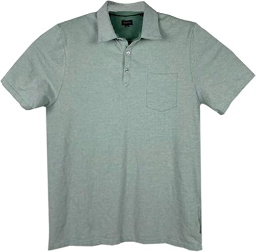 Photo 1 of M Buffalo David Bitton Men's Short Sleeve Polo (Sage Green, Medium)