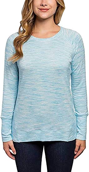 Photo 1 of SIZE S Champion Ladies' Lightweight High-Low Hemline Crew Neck Long Sleeve Tee