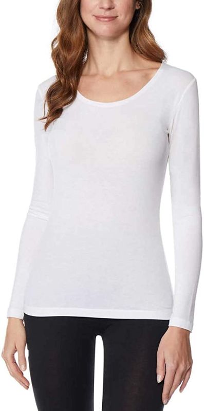 Photo 1 of SIZE M 32 DEGREES HEAT WOMEN'S LONG SLEEVE SCOOP NECK TEE