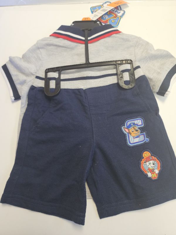 Photo 2 of 2T PAW PATROL 2 PIECE POLO SET SIZE 2