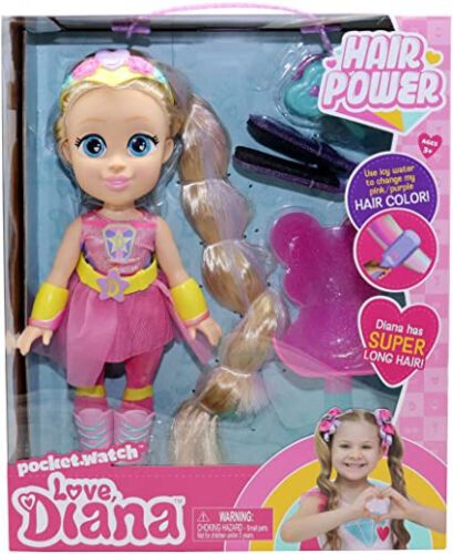 Photo 2 of Love, Diana Hairpower 13" Doll W/Accessories Color Changing Hair 