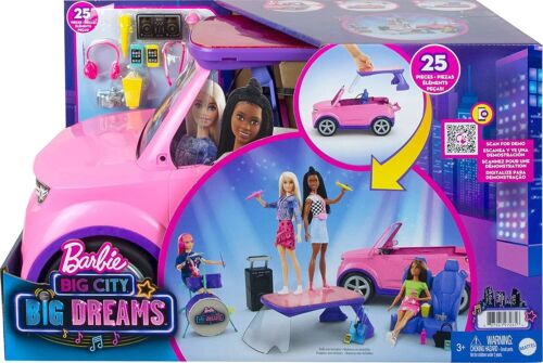 Photo 1 of Barbie Big City Big Dreams Transforming Vehicle Playset 2 Seater SUV