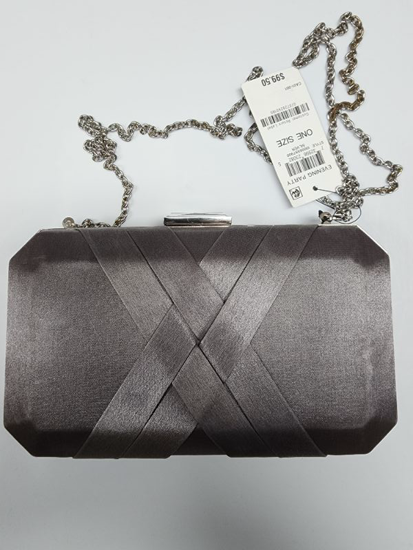 Photo 1 of INC International Concepts Tina Satin Clutch.  **Scuff and minor damage please see pictures**