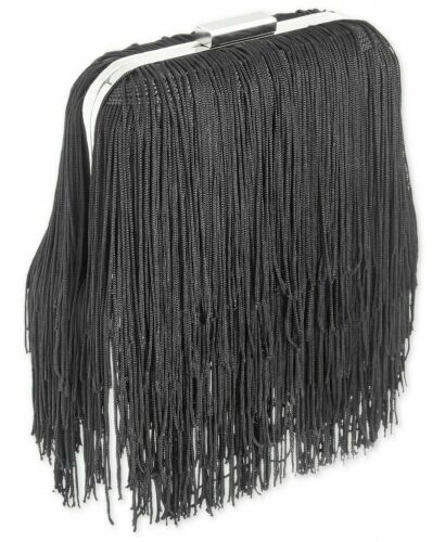 Photo 1 of INC International Concepts Ivory Colie Fringe Crossbody Clutch Detachable