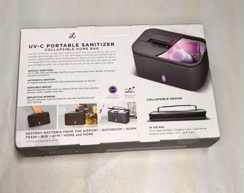 Photo 2 of Vie Oli UV-C Portable Sanitizer Collapsible Home Bag Kills 99.9% Bacteria