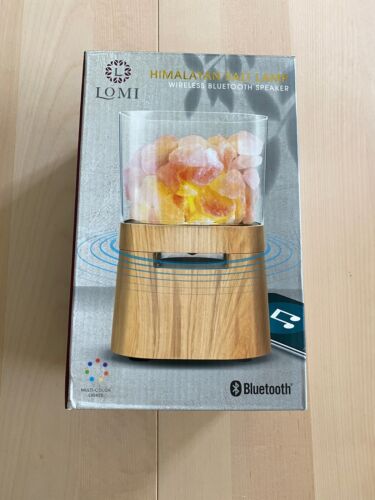 Photo 4 of Lomi Himalayan Salt Lamp Speaker. Speaker lamp adds a modern touch to relaxation. Soothing sounds and Himalayan salt crystals help evoke a tranquil peace of mind. throughout your living room, bedroom, or office. Sit back and relax, Mahli takes care of the