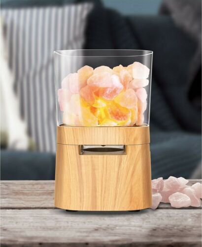Photo 3 of Lomi Himalayan Salt Lamp Speaker. Speaker lamp adds a modern touch to relaxation. Soothing sounds and Himalayan salt crystals help evoke a tranquil peace of mind. throughout your living room, bedroom, or office. Sit back and relax, Mahli takes care of the