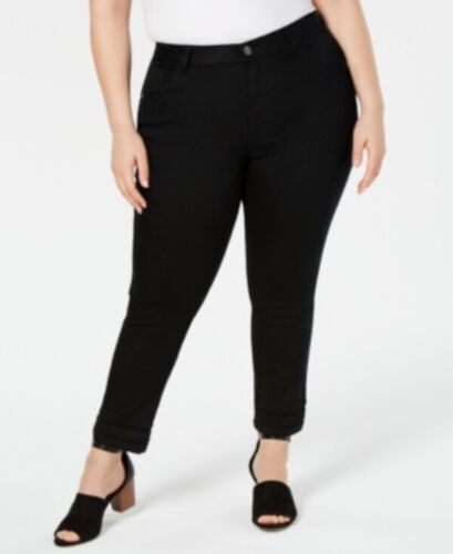 Photo 1 of SIZE 22W Style Co Women's Ankle Pants / Mid Rise/ Tummy Control / Comfort Waist Plus Size Black 