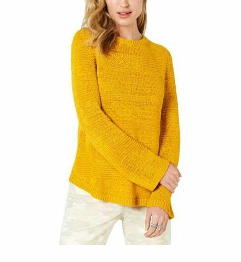 Photo 1 of SIZE M Style & Co Women's Sweater Mixed Stitch Tape Pullover 