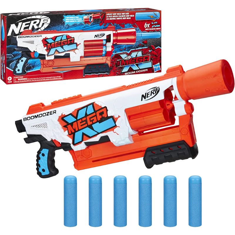 Photo 1 of Nerf Mega XL Boom Dozer/ Pump Action/ Darts Whistle/ 6 XL Drats