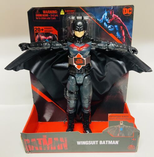 Photo 1 of Batman 12-inch Wingsuit Action Figure with Lights and Phrases, Expanding Wings.