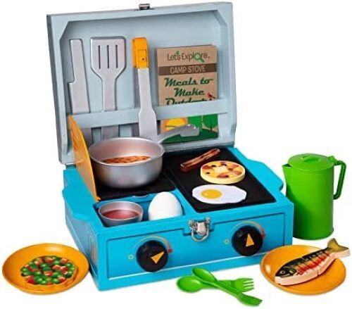 Photo 2 of Melissa & Doug Let’s Explore Camp Stove Play Set – 24 Pieces Brand New Sealed