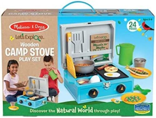 Photo 1 of Melissa & Doug Let’s Explore Camp Stove Play Set – 24 Pieces Brand New Sealed