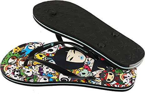 Photo 1 of SIZE 5-6 TOKIDOKI ALL STARS FLIP FLOP BLACK 