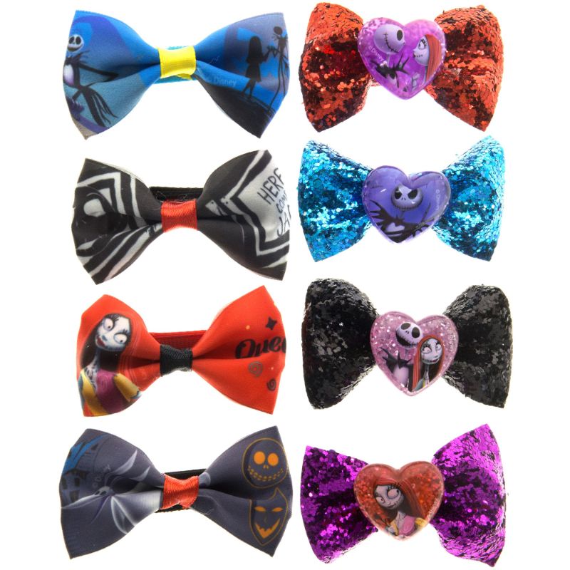 Photo 2 of Disney Nightmare Before Christmas 8pk Hair Bows