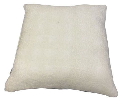 Photo 2 of Birch Trails Plaid Reversible Decorative Pillow, 24" x 24". Reversible to soft sherpa - 100% Polyester - Spot clean