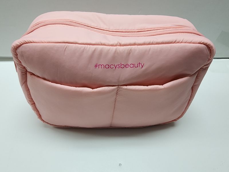 Photo 3 of Impulse Beauty Collection Pink Cosmetic Bag. Easily store and organize all of your beauty essentials or travel items in this soft - lightweight nylon pouch