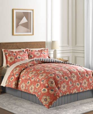 Photo 1 of FULL SIZE Fairfield Square Collection Francie 8-Pc. Reversible 
Includes: Reversible comforter, 2 reversible shams, 4 piece sheet set and bedskirt