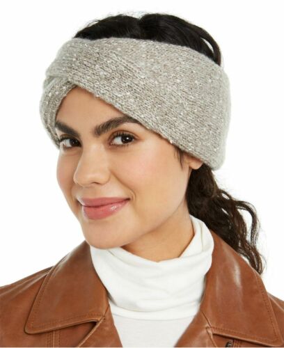 Photo 1 of DKNY Women's Fleece-Lined Headband Grey Copper Flecks