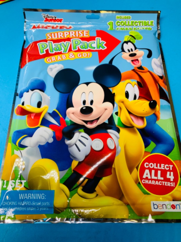 Photo 2 of 849964… 5 Disney Mickey surprise play packs- stickers, coloring book, stencil, crayons and more