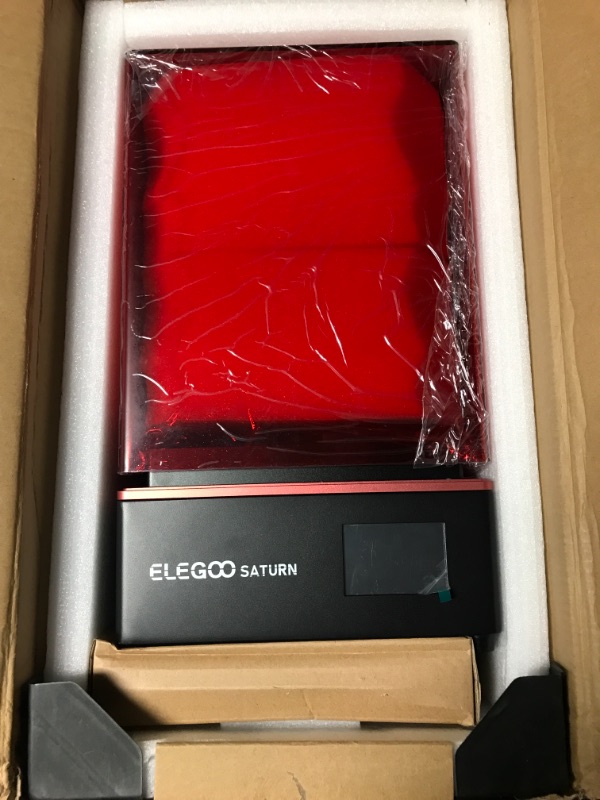 Photo 3 of ELEGOO SATURN MSLA 4K 8.9IN MONOCHROME LCD RESIN 3D PRINTER