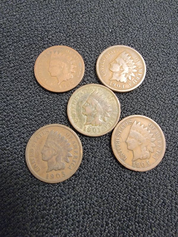 Photo 1 of 5 Indian Pennies