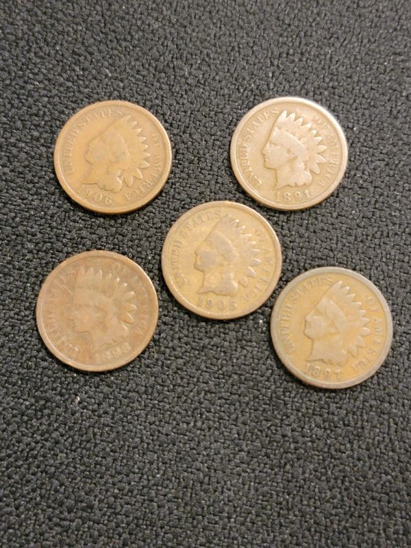 Photo 1 of 5 Indian Pennies