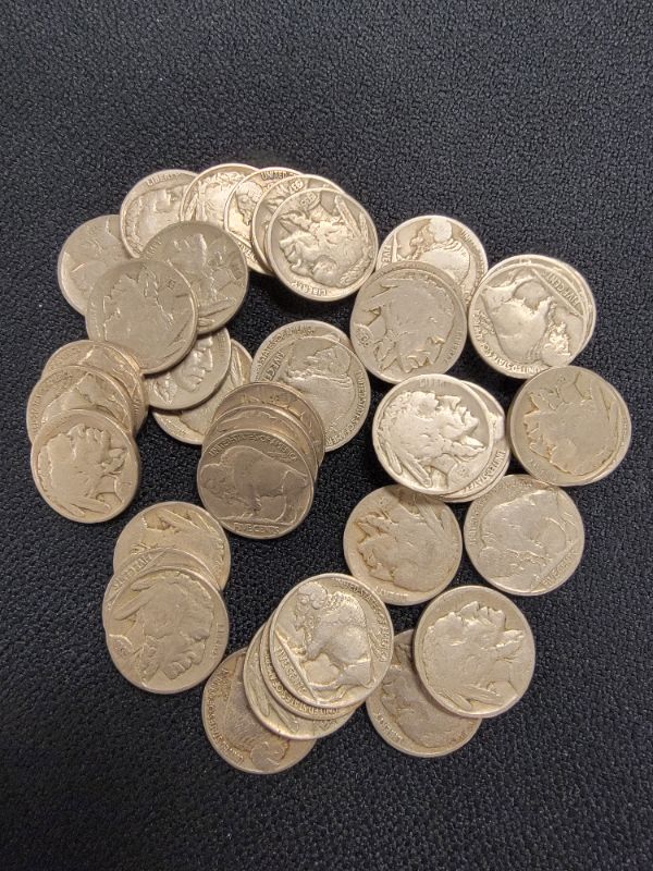 Photo 1 of Roll of 40 Buffalo Nickels