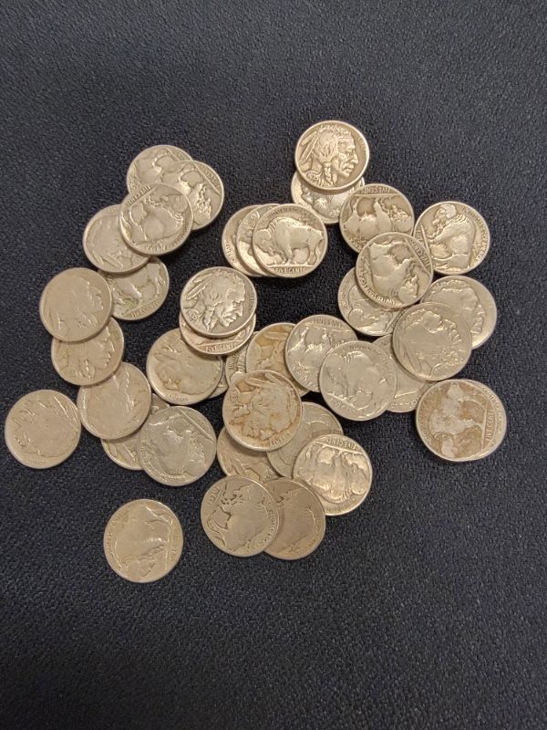 Photo 1 of Roll of 40 Buffalo Nickels