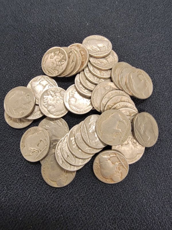 Photo 1 of Roll of 40 Buffalo Nickels