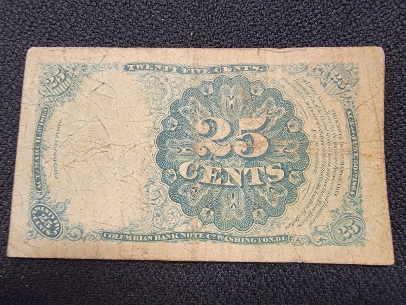 Photo 2 of 1874  25 Cent Fractional Currency