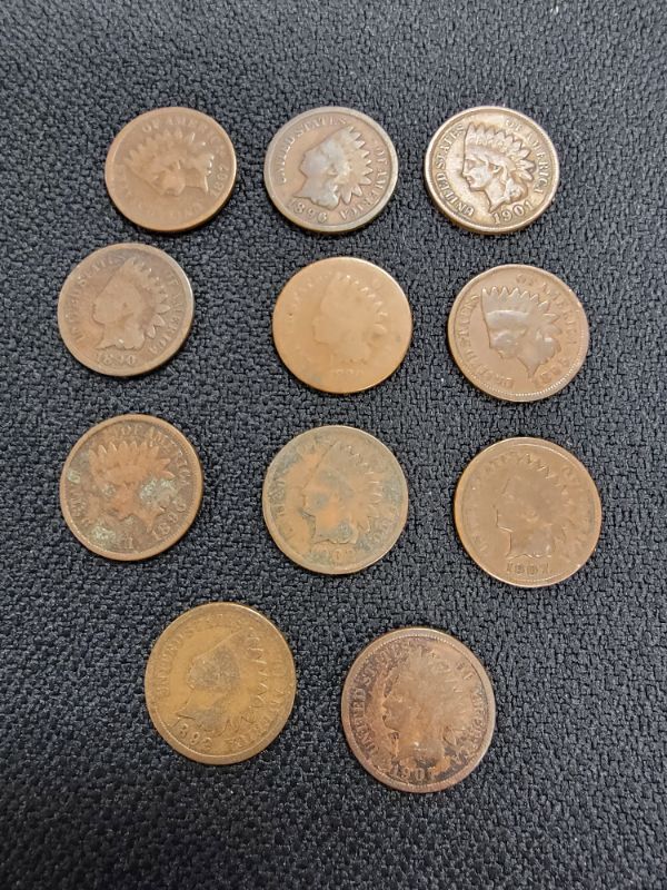 Photo 1 of 11 Indian Pennies