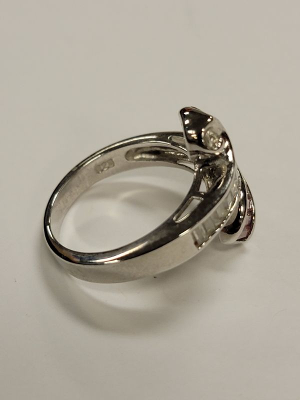 Photo 2 of Sterling & CZ Ring