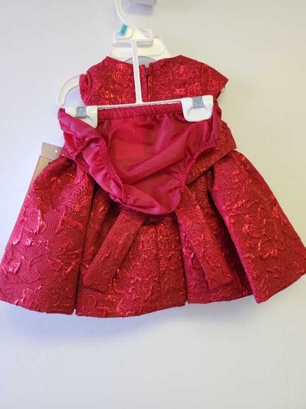 Photo 2 of RARE EDITION SPECIAL OCCASION GIRL 2 PIECE DRESS RED 3-6 M