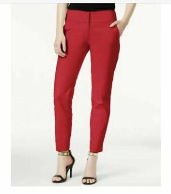 Photo 1 of XOXO LADIES ANKLE LENGTH TROUSERS RED SIZE 10