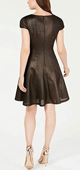 Photo 2 of JULIA JORDAN Women's Special Occasion Mesh Jacquard Fit & Flare Dress Size 10