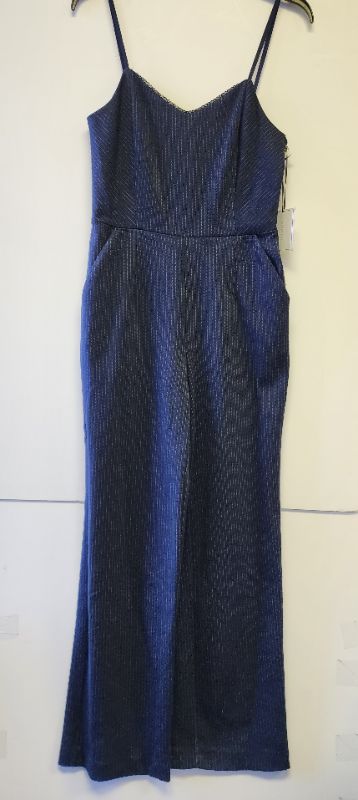 Photo 1 of 1. STATE WOMEN'S JUNIOR SPAGHETTI STRAP JUMPSUIT NAVY 