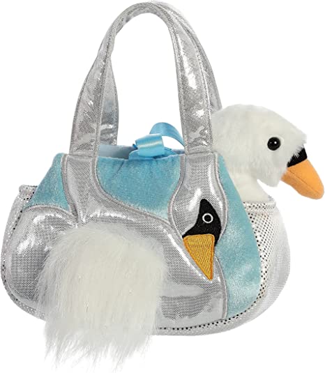 Photo 1 of Aurora - Plush Pet Carrier - 7" Fiona Swan Carrier