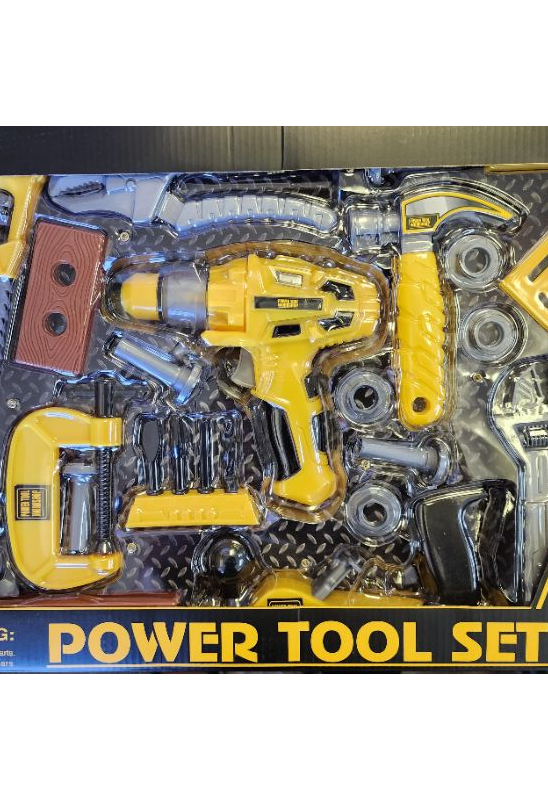 Photo 3 of Realistic Toy Real Action Power Workshop Tool Set - 30 pieces