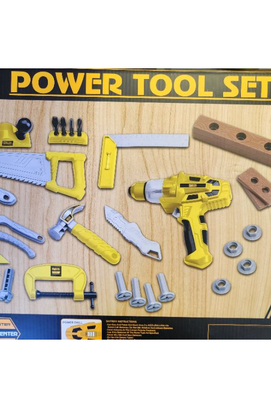 Photo 2 of Realistic Toy Real Action Power Workshop Tool Set - 30 pieces