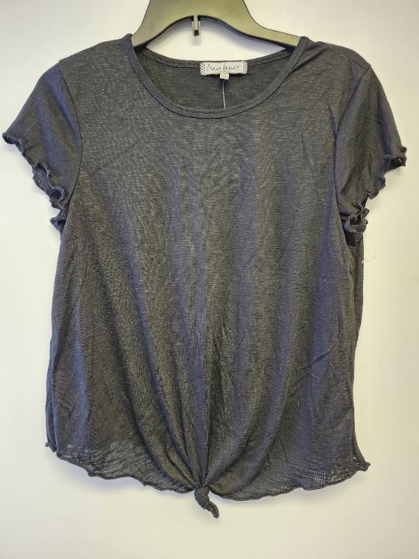 Photo 1 of CRAVE FAME WOME'S JUNIOR SHORT SLEEVE TOP BLACK S