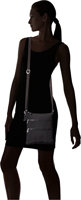 Photo 2 of Kipling Women’s Keiko Crossbody Mini Bag, Lightweight Adjustable Purse, Durable Nylon Shoulder Sling Black