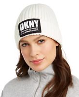 Photo 1 of DKNY Women's Fleece-Lined Knit Beanie Cream