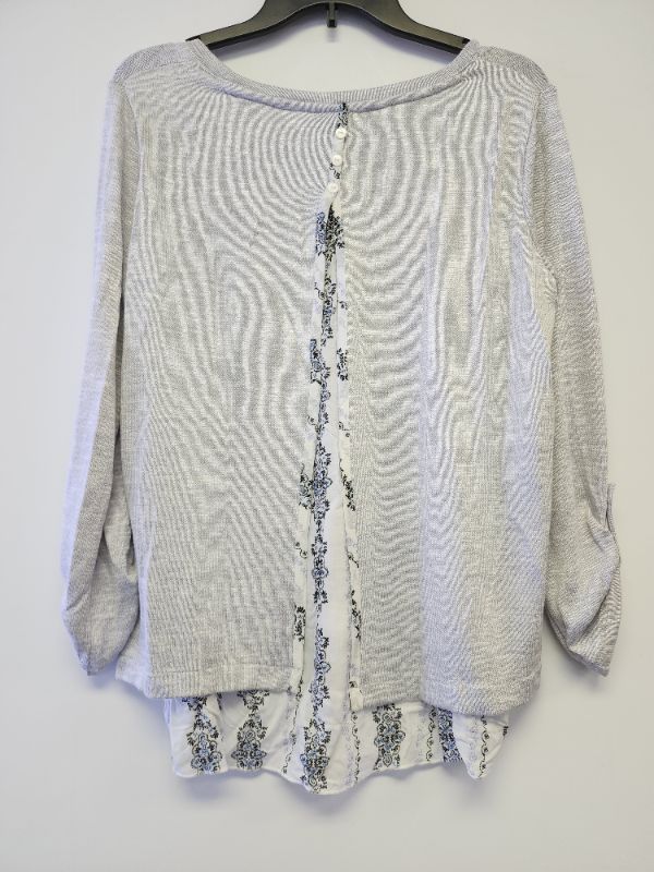 Photo 2 of STYLE & CO WOMEN'S TOP LONG SLEEVE SIZE SMALL GREY