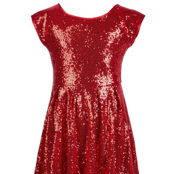 Photo 1 of Epic Threads Big Girls Red Sequin Skater Dress XL