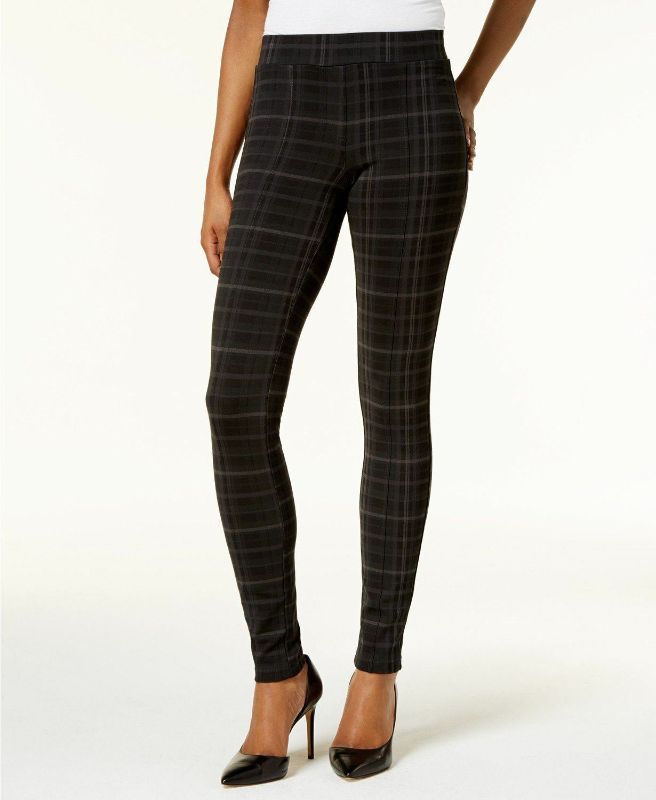 Photo 1 of STYLE & CO WOMEN'S PETITE LEGGINGS PLAID PS