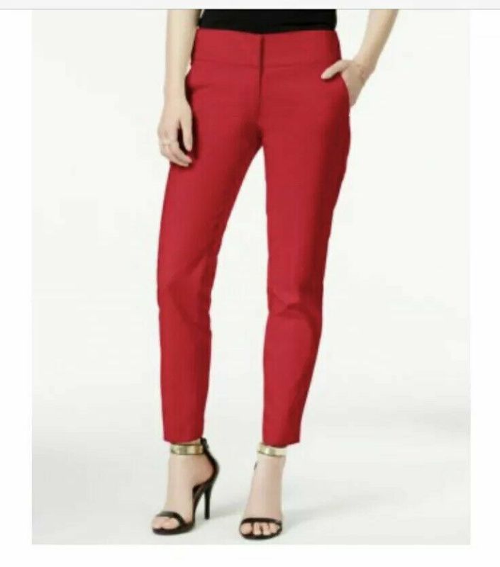 Photo 1 of XOXO LADIES ANKLE LENGTH TROUSERS RED SIZE 12