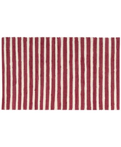 Photo 1 of 30in x 48in Nourison Brunswick Stripe Accent Rug, Red