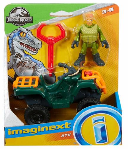 Photo 2 of Imaginext Jurassic World Atv And Quad Bike Soldier Figure 